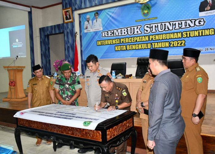 Pemkot Bengkulu Target Turunkan Prevalensi Stunting Kota Bengkulu