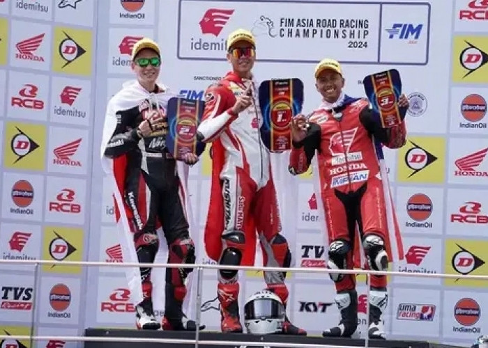 CBR Series Melesat Kencang! Pebalap Astra Honda Dominasi Podium ARRC Sepang 2024