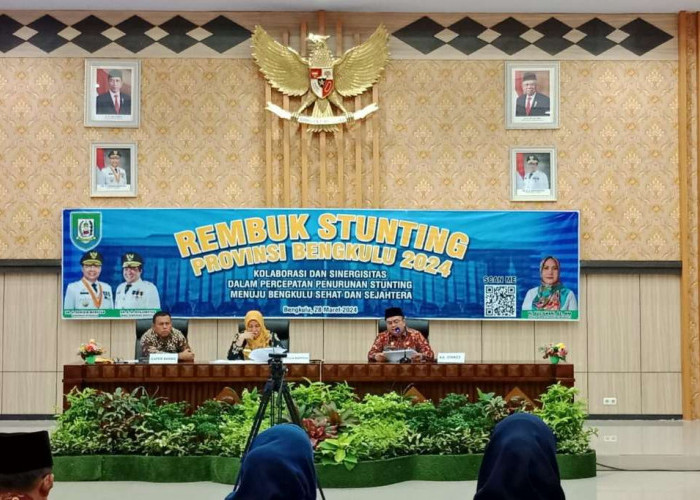 Pemprov Bengkulu Gelar Rembuk Stunting 2024 untuk Capai Target Nasional