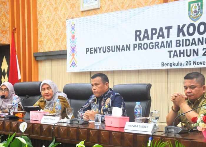 Pemprov Bengkulu Rakor Penyusunan Konvergensi Stunting 2025