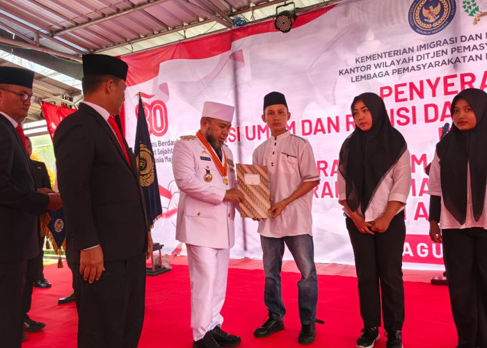 69 Napi di Bengkulu Langsung Bebas Setelah Mendapat Remisi Umum II di Momen HUT ke-80 RI