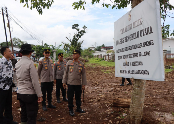 Kapolda Bengkulu Tinjau Lokasi Rencana Pembangunan Polsek dan Gedung Satpas di Bengkulu Utara