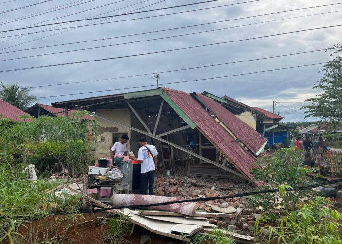 Gempa Bengkulu, Data Sementara di Kelurahan Betungan 50 Rumah Rusak