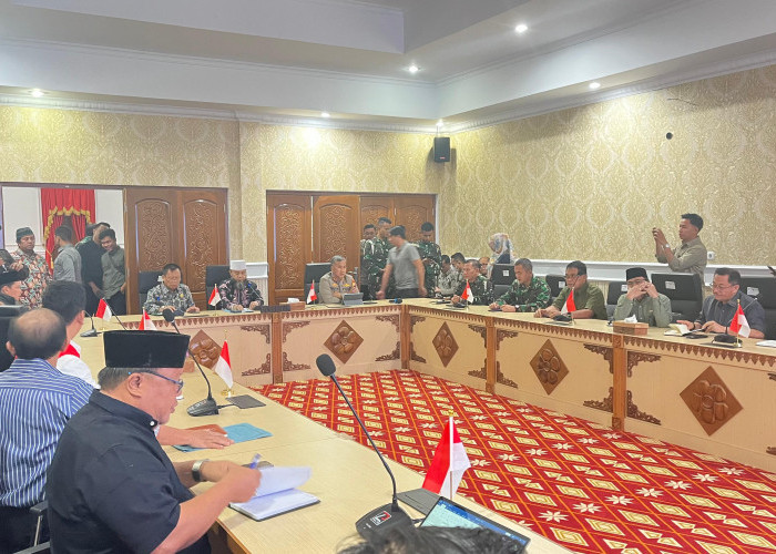 Kumpulkan Jajaran Forkopimda, Gubernur Helmi Bahas Persiapan Jelang Idulfitri