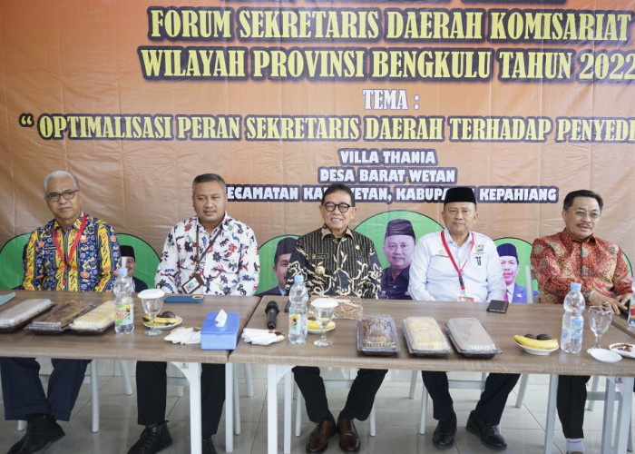  Sekda Kepahiang Hartono Jabat Ketua Forsesdasi Provinsi Bengkulu