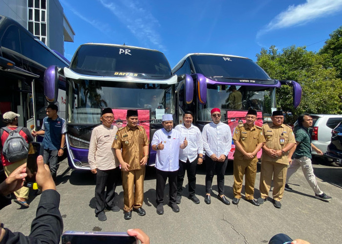 Gubernur Bengkulu Lepas Ratusan Pemudik Pulang ke Kampung Halaman