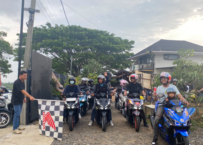 Rolling City Meriahkan Vario Street Nation Bengkulu, Para Pengguna Honda Vario Kampanyekan Safety Riding