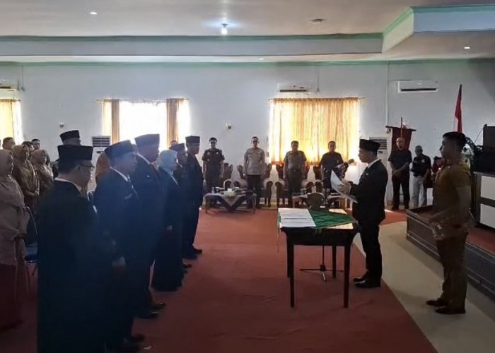 Iwan Badar Resmi Jabat Sekda Rejang Lebong, Wabup: Hasil Seleksi Terbuka