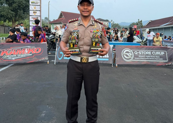 Dirlantas Polda Bengkulu Tancap Gas di Lintasan Road Race