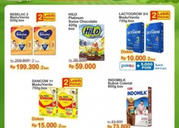 Katalog Promo Indomaret Selasa 2 Mei 2023: Banyak Promo Produk Susu