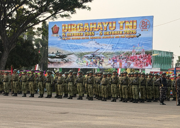 HUT ke-81 TNI, Bengkulu Teguhkan Sinergi Jaga Kedaulatan dan Stabilitas Daerah