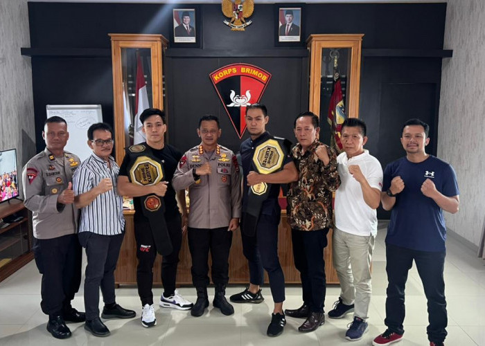 Kapolresta Bengkulu Dukung Dua Petarung MMA Muda Bertanding di Shanghai