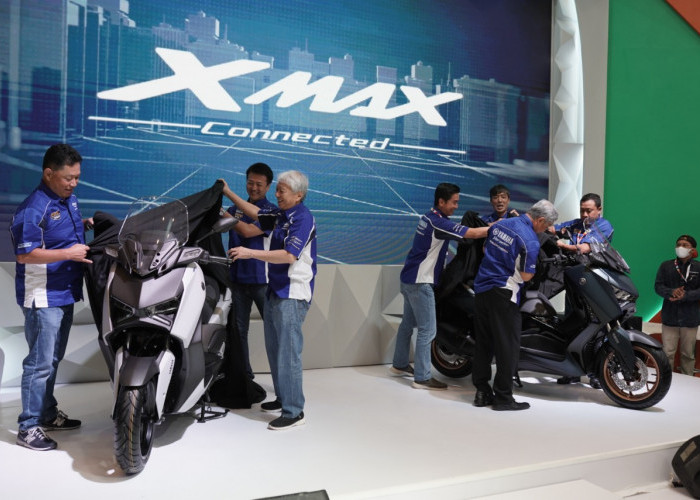 Ramaikan Hari Pembukaan Imos 2022, Yamaha Luncurkan Produk Terbaru Xmax Connected