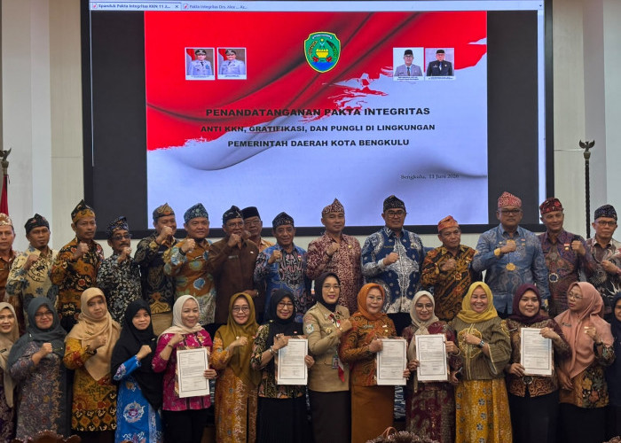 Perkuat Komitmen Antikorupsi Saat SPMB, Pemkot Bengkulu Minta Kepsek Jauhi Pungli dan Gratifikasi
