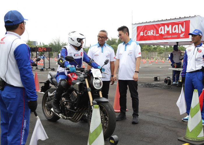 Edukasi Berkendara Jadi Prioritas, Para Jagoan Safety Riding Honda Diuji Keahliannya