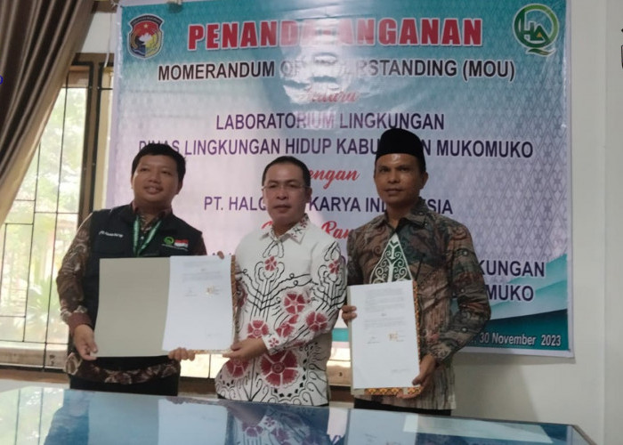 Aktifkan Laboratorium, Pemkab Mukomuko MoU dengan PT Halqilab Karya Indonesia