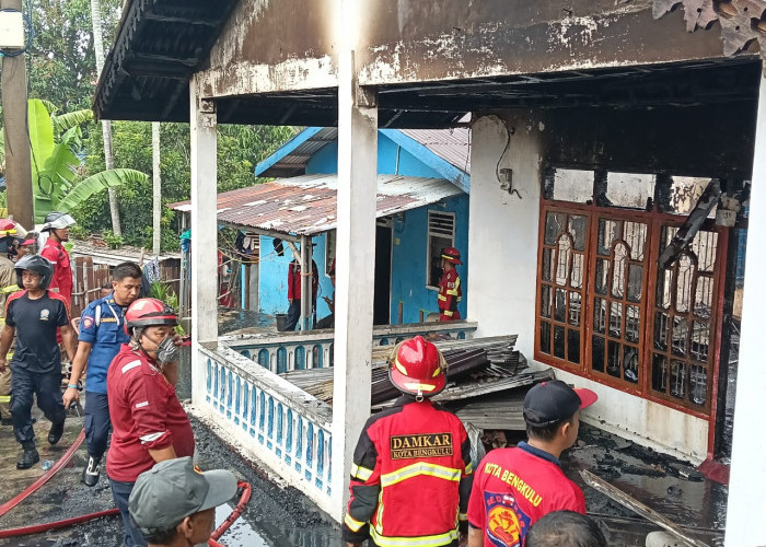 Rumah Warga di Penurunan Hangus Terbakar, Diduga Akibat Anak Bermain Api