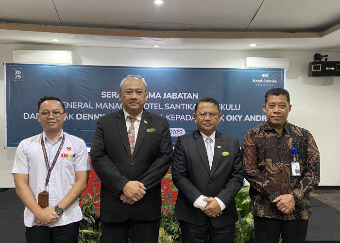 Hotel Santika Bengkulu Ganti Pimpinan, Oky Andri Resmi Jabat General Manager