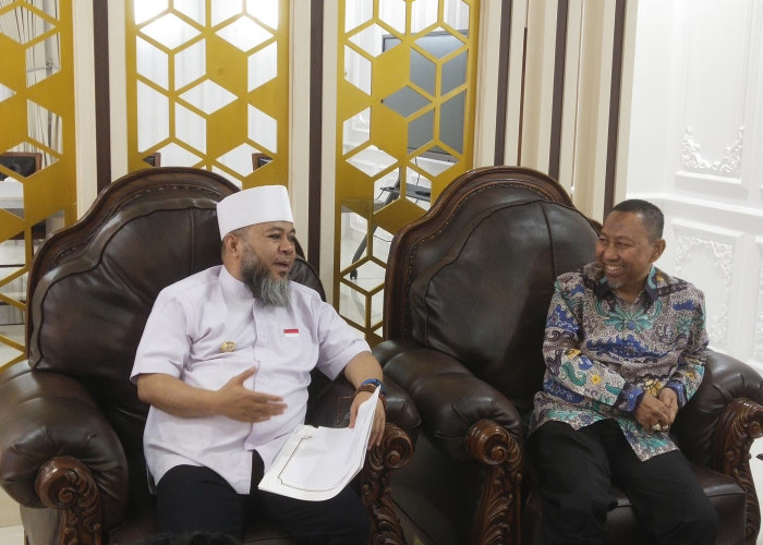 Helmi Hasan Sambut Kepala Kanwil DJPb Bengkulu, Sinergi Pembangunan Diperkuat