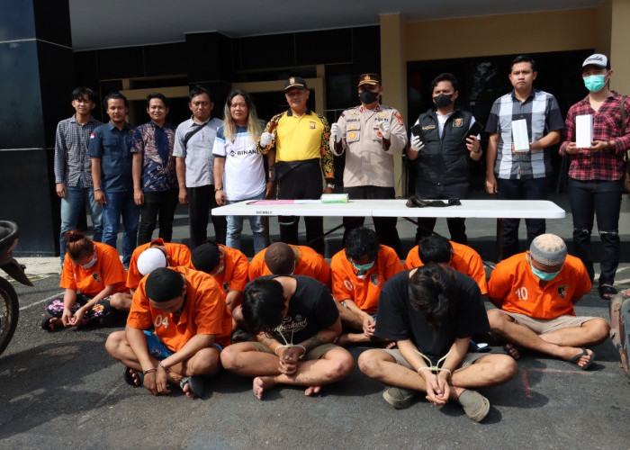 20 Pelaku Kriminalitas di Kota Bengkulu Diringkus, Terlibat Kasus Curas, Curat dan Curanmor