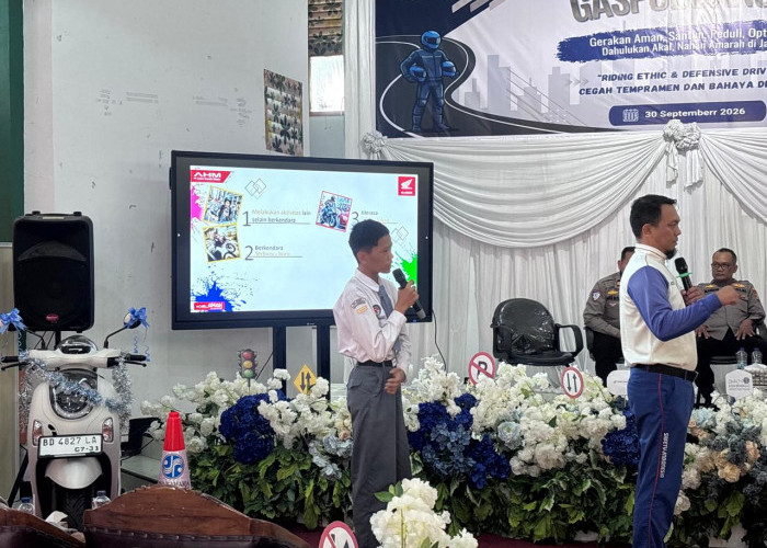 Astra Motor Bengkulu Berikan Tips Happy Berkendara Pada Siswa SMKN 1 Kota Bengkulu