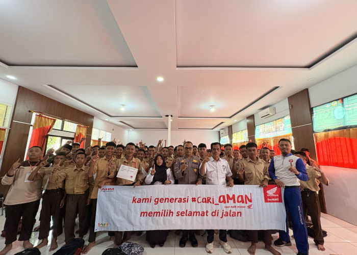 Astra Motor & Polresta Bengkulu Kolaborasi Edukasi #Cari_Aman dan Anti-Bullying untuk Siswa SMKN 4