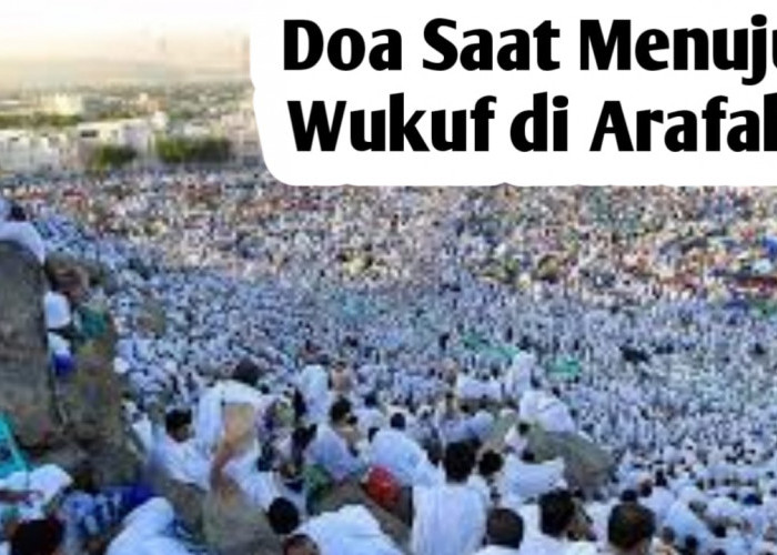 Saat Menuju Wukuf di Arafah, Jamaah Haji Disarankan Membaca Doa Berikut Ini