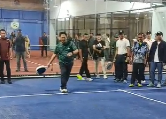 Prof Dr Yanto Resmikan D'Gendiz Padel, Fasilitas Olahraga Kekinian di Bengkulu