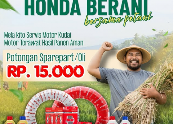 Promo Menarik Untuk Petani! Astra Motor Bengkulu Hadirkan Promo Servis Motor Makin Hemat Saat Musim Panen