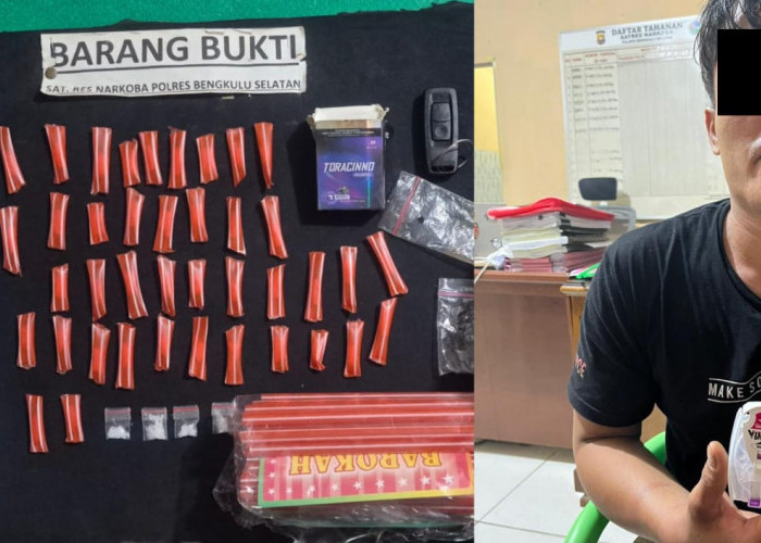 Oknum Mahasiswa Terciduk Edarkan Sabu di Kawasan Sekolah, Polisi Amankan 40 Paket Sedotan Merah