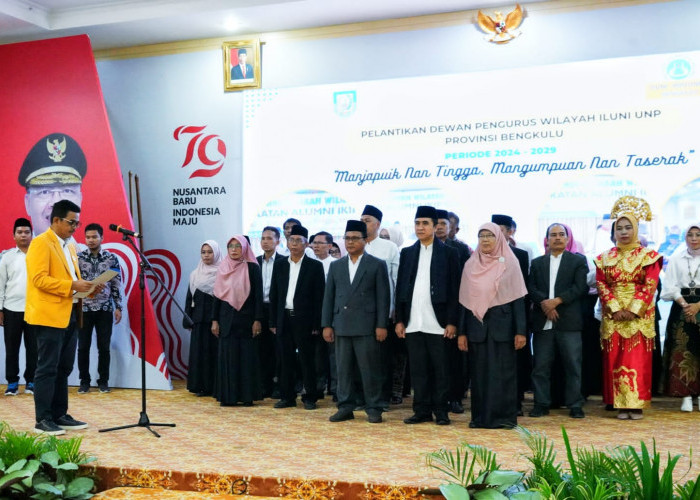 Pengurus ILUNI UNP Provinsi Bengkulu Dilantik, Siap Berkontribusi Memajukan Dunia Pendidikan