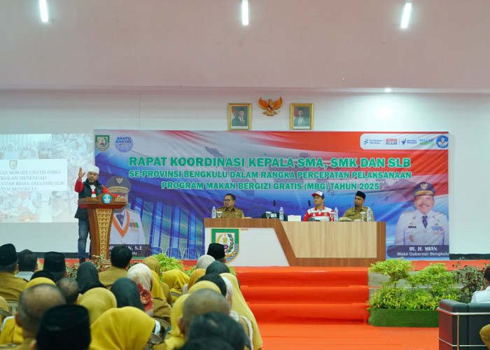 Gubernur Bengkulu Ajak Seluruh Sekolah Dukung Program Makan Bergizi Gratis Presiden Prabowo