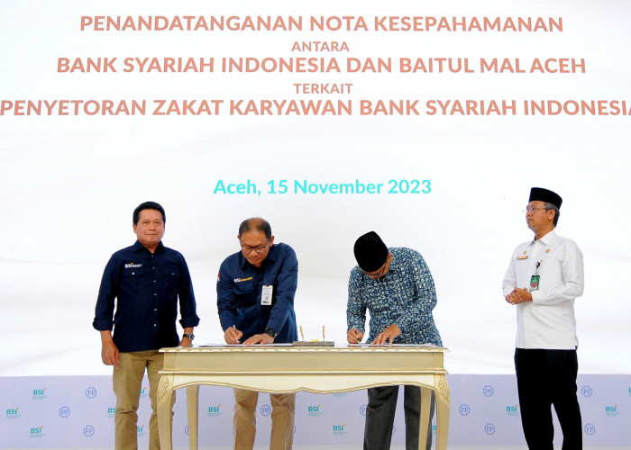 BSI Perkuat Ekosistem Ziswaf di Aceh, Sinergi dengan Baitul Mal Aceh