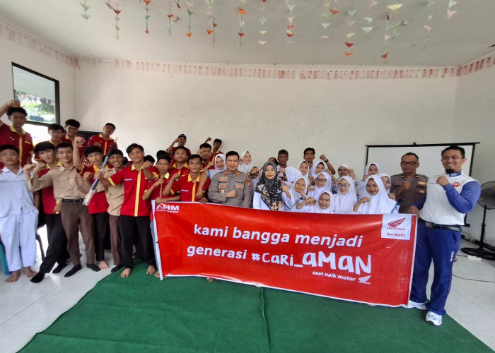 Astra Motor Bengkulu Kampanyekan #Cari_Aman, Kali Ini Giliran SMKS 2 Kota Bengkulu