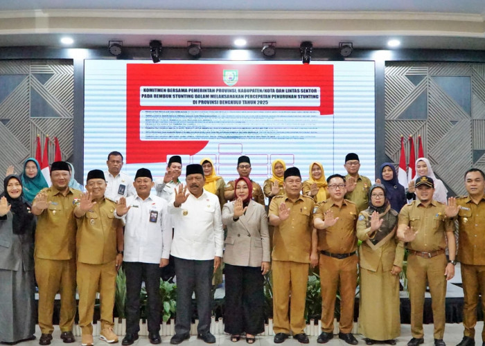 Wagub Bengkulu Soroti Penanganan Stunting di Bengkulu, Dorong Satu Data dan Kolaborasi Lintas Sektor