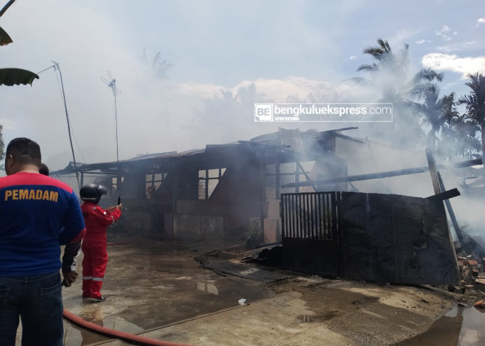 Bedengan 6 Pintu di Kota Bengkulu Terbakar, Diduga Ulah Anak-anak Bermain Api 