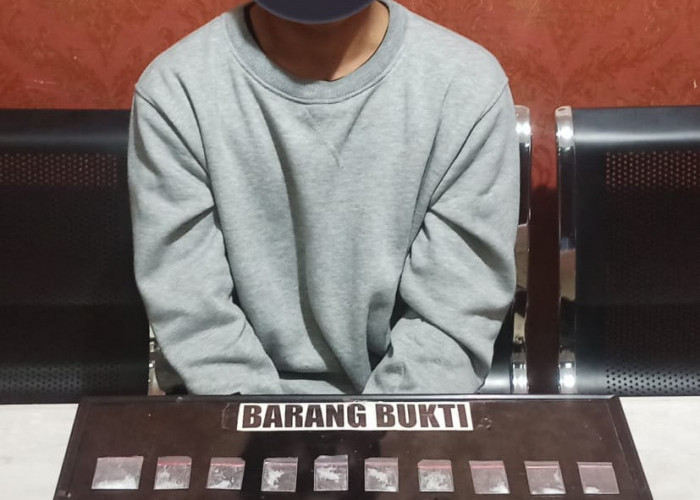 Pemuda di Bengkulu Ditangkap Saat Sedang Petakan Sabu 