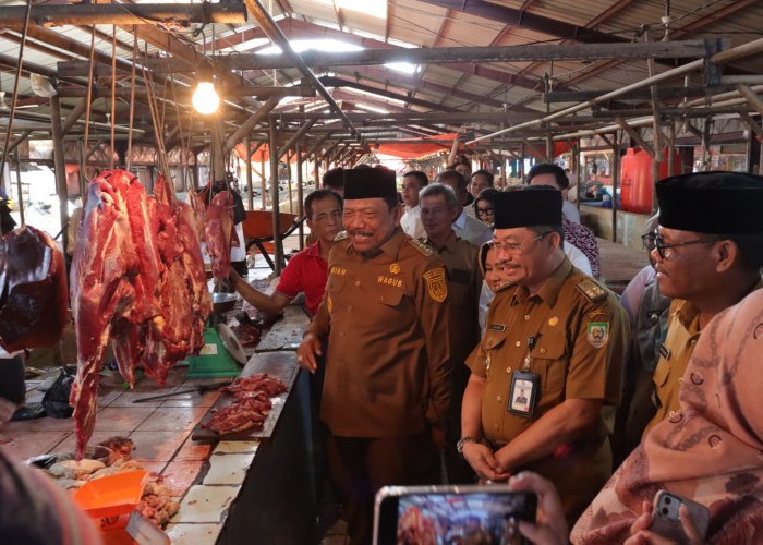 Wagub Bengkulu Blusukan ke Pasar Panorama, Temui Harga Cabai Merah Meroket