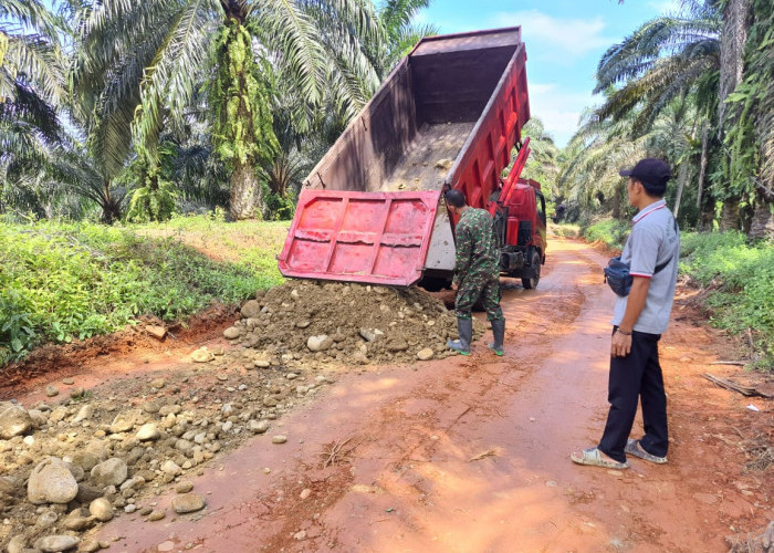Satgas TMMD ke-120 Terus Bekerja Keras Selesaikan Perbaikan Jalan Desa di Bengkulu Utara 