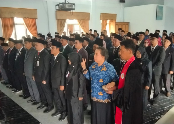 Gerbong Mutasi Kepahiang Bergerak, Bupati Zurdi Nata Lantik 98 Pejabat Eselon III dan IV