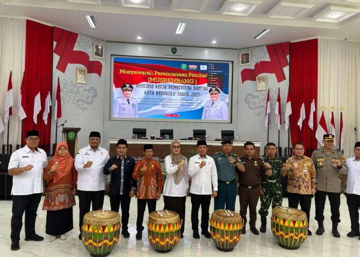 Musrenbang RKPD 2027, Pemkot Bengkulu Tekankan Prioritas Infrastruktur dan Pariwisata