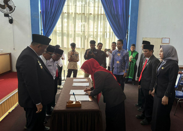 Penyegaran Birokrasi, Istri Plt Sekda Kota Bengkulu Jabat Kepala Bapenda