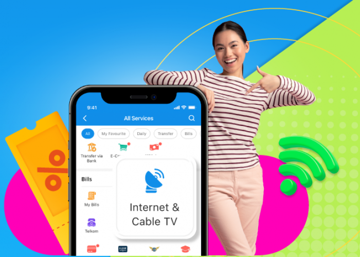 Pertama Kali Bayar Internet & TV Kabel di DANA Diskon Rp5ribu