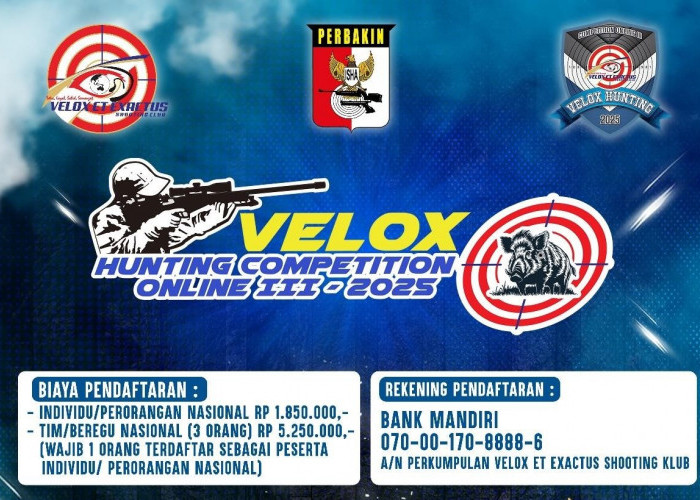 Velox Online III-2025 Resmi Digelar, Ajang Kejuaraan Berburu Babi Hutan Skala Nasional Berhadiah Puluhan Juta 