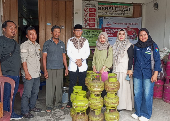 Jamin Stok Aman Jelang Ramadan, Disperindag Bengkulu Selatan Sidak Pangkalan LPG 3 Kg