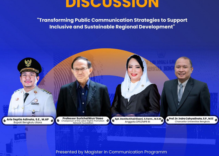 FISIP UNIB Gelar International Discussion, Bahas Strategi Komunikasi Publik untuk Pembangunan Berkelanjutan