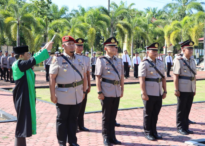 Mutasi Polres Mukomuko, Kasat Reskrim hingga Kapolsek Diganti