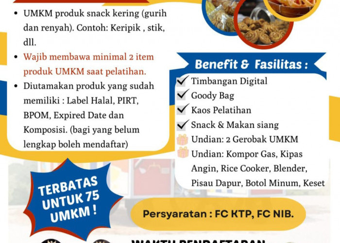 Pemkot Bengkulu Buka Pelatihan Wirausaha Gandeng Indomaret , UMKM Siap Naik Kelas