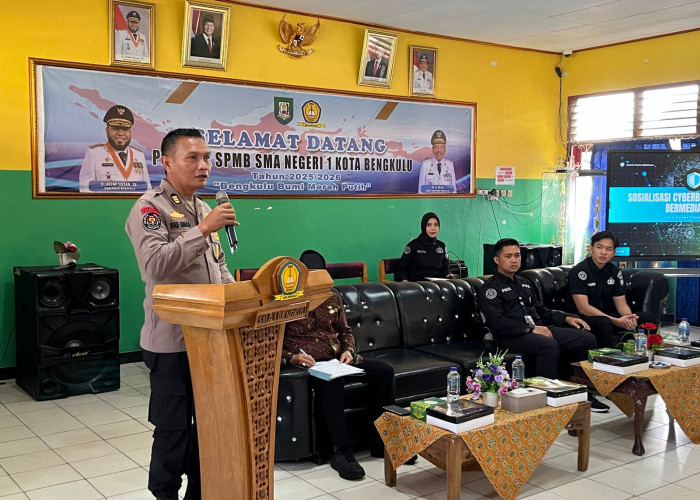 Cegah Depresi pada Pelajar, Bidhumas Polda Bengkulu Edukasi Etika Digital di SMAN 1 Kota Bengkulu