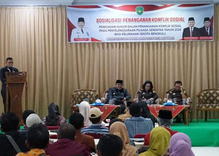 Pemerintah Kota Bengkulu Gelar Sosialisasi untuk Cegah Konflik Sosial di Pilkada 2024